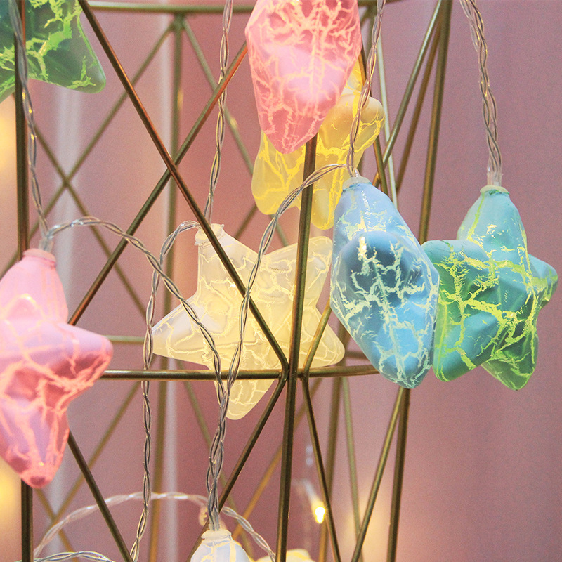 3M 20LED USB Night Lights Color Stars Holiday Atmosphere Christmas Wedding Party