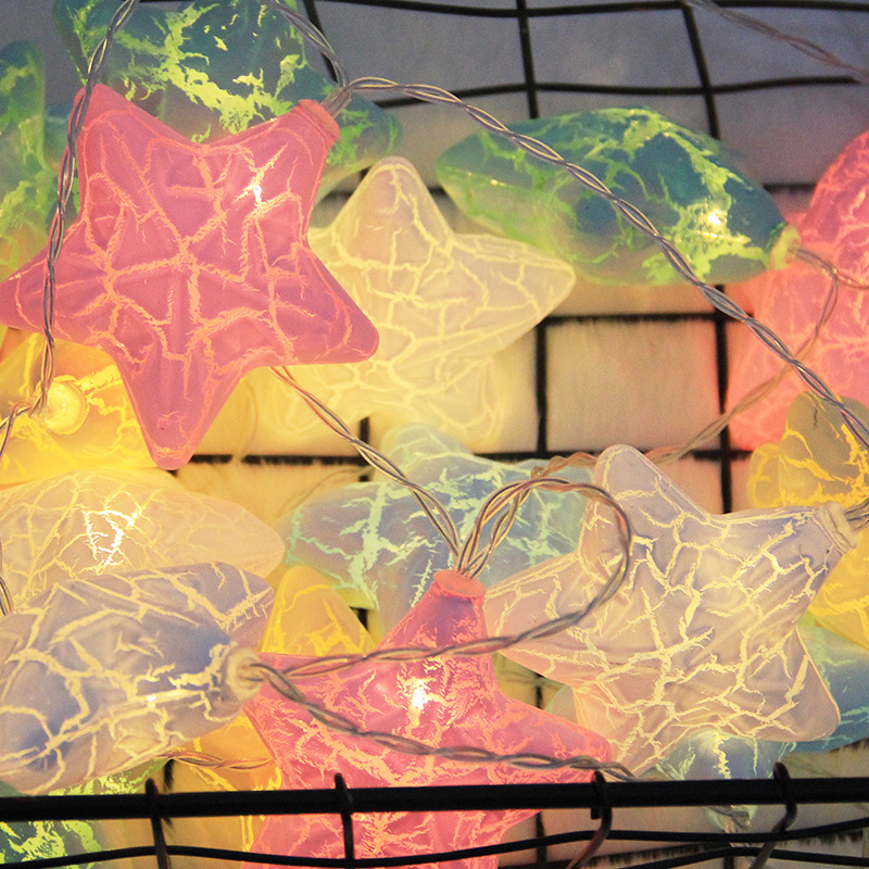 3M 20LED USB Night Lights Color Stars Holiday Atmosphere Christmas Wedding Party