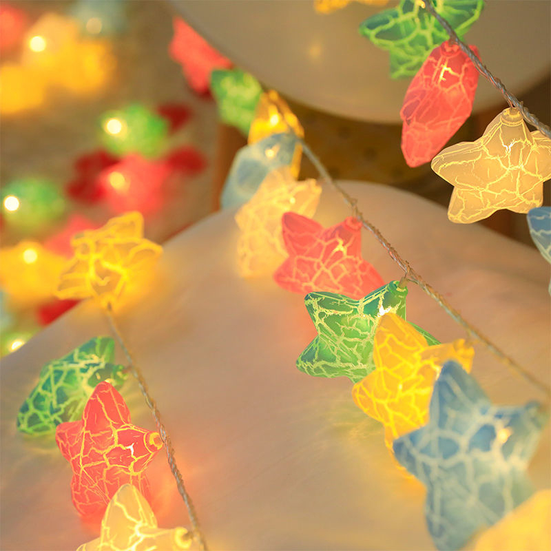 3M 20LED USB Night Lights Color Stars Holiday Atmosphere Christmas Wedding Party